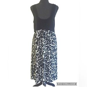 Michael Kors black and white dress size medium
